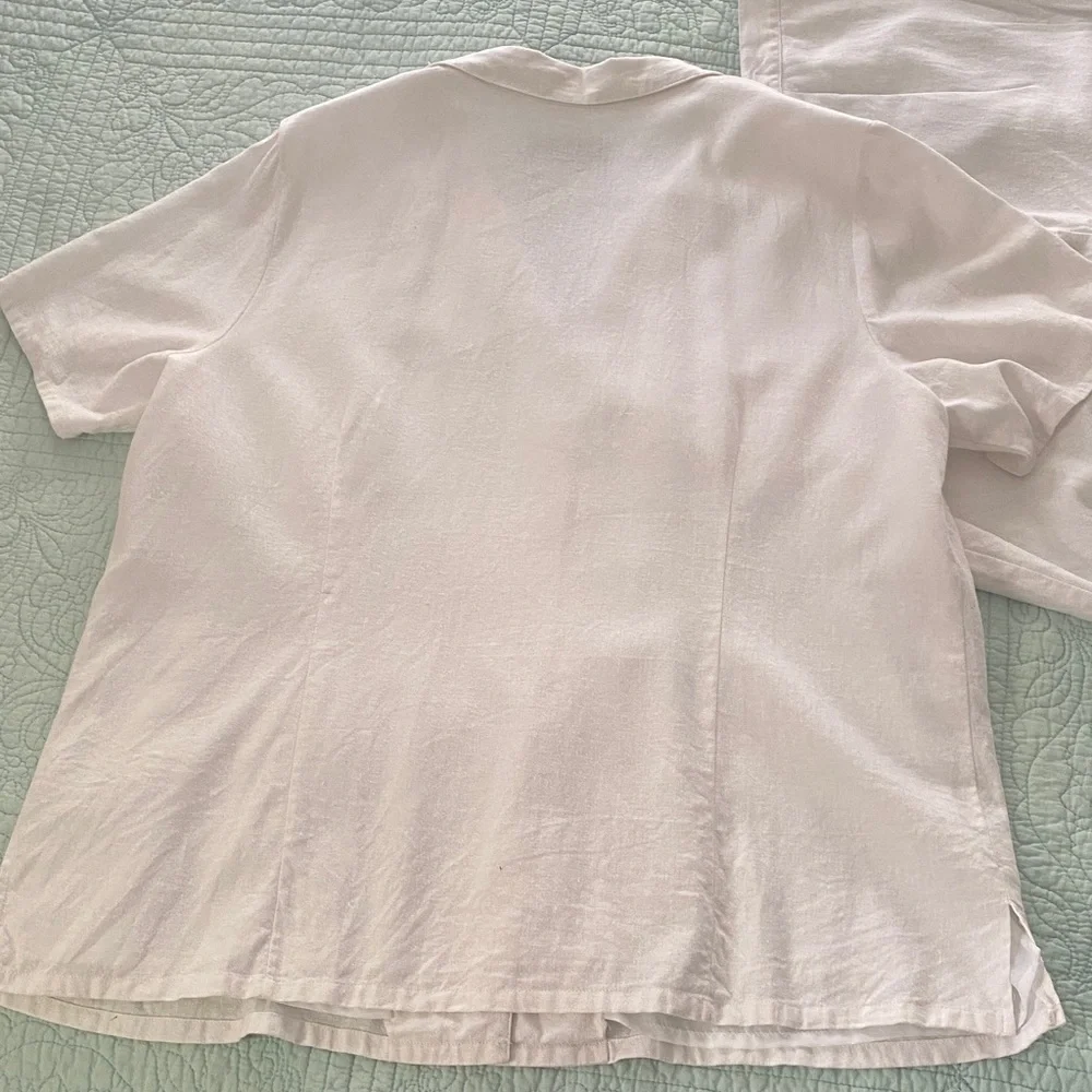 Vintage White Linen Set - Picture 6 of 12